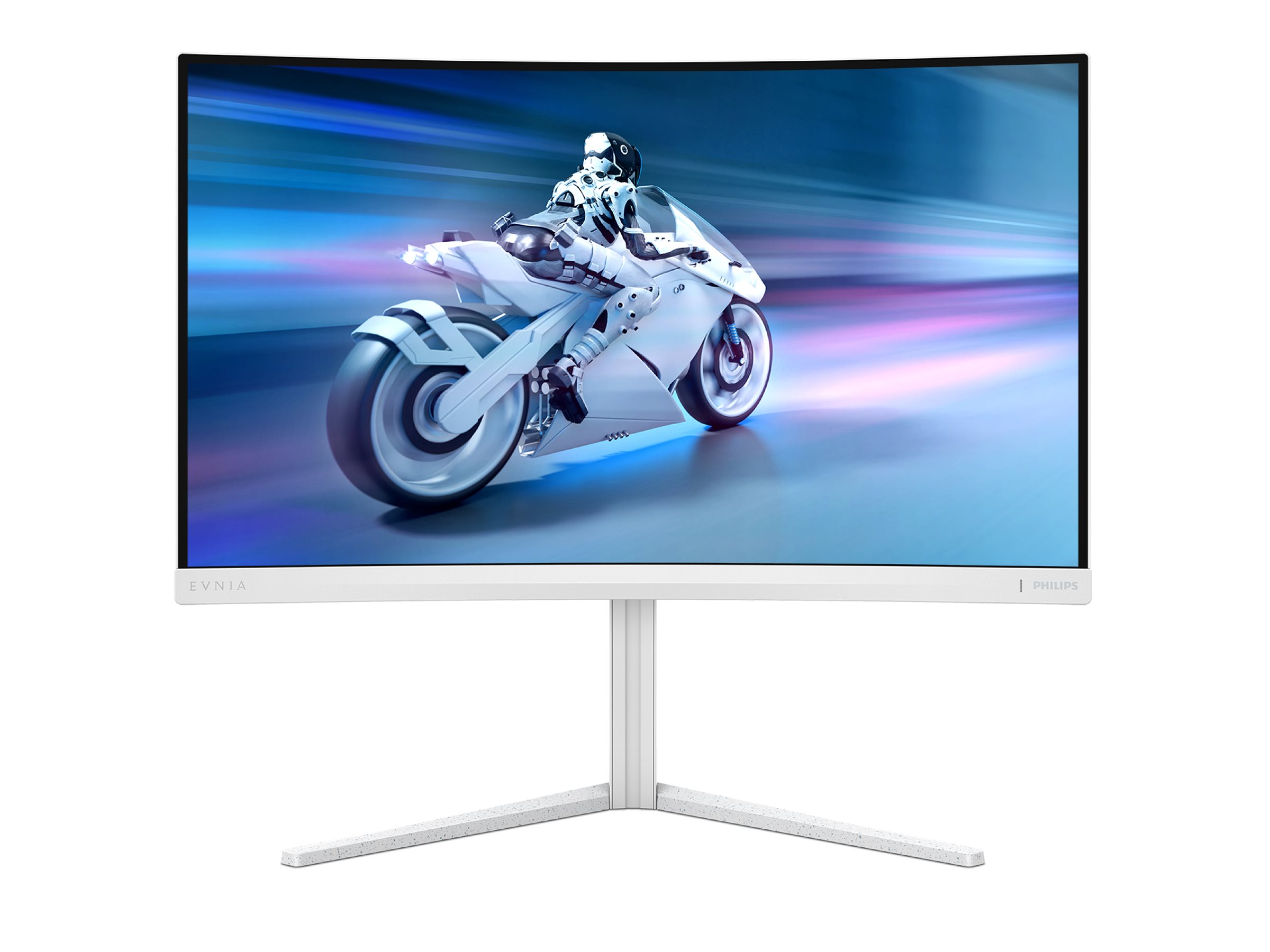 Philips Evnia 5000 27M2C5501 - LED-skærm - gaming - kurvet - 27 - 2560 x 1440 QHD @ 180 Hz - Fast VA - 5000:1 - HDR10 - 0.5 ms - 2xHDMI, DisplayPort - hvid