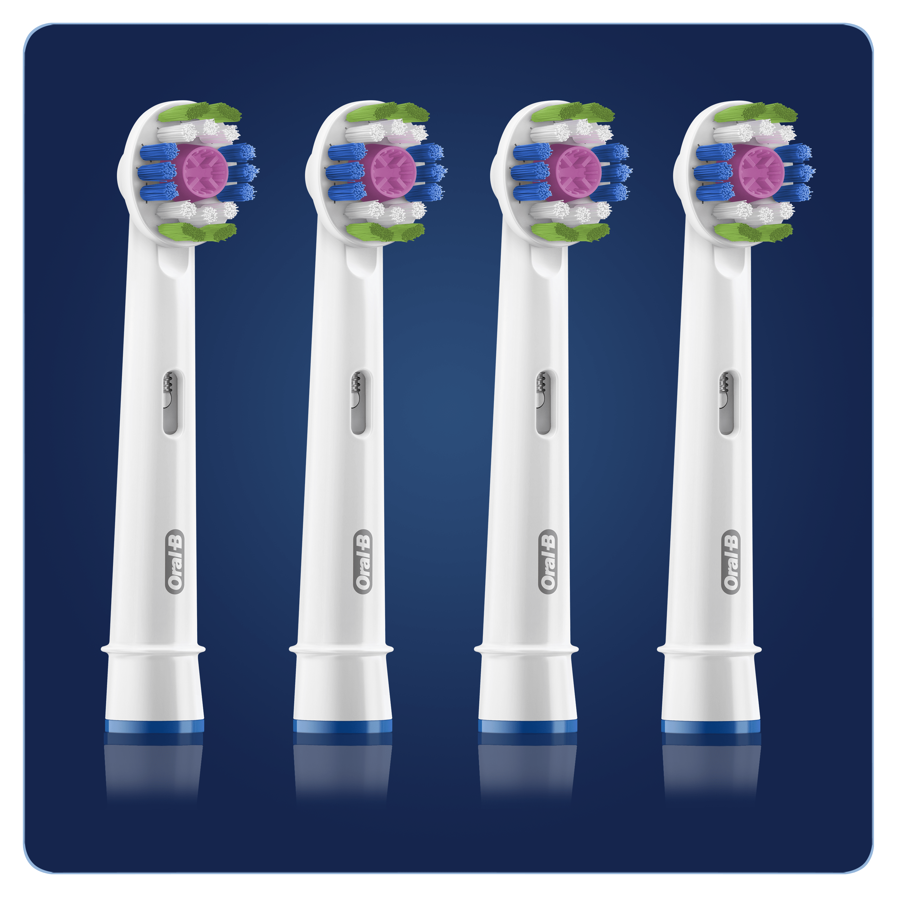 Oral-B 3D White 80339410 Tandbørstehoveder 4-pack Hvid billede