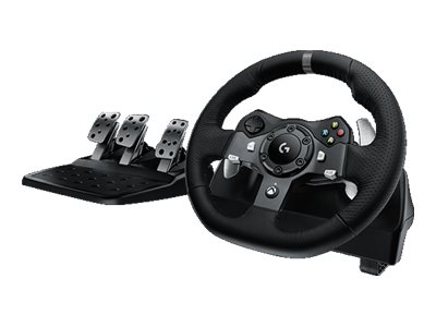 Logitech G G920 - Rat og pedalsæt - kablet - sort - for PC, Microsoft Xbox One, Microsoft Xbox Series S, Microsoft Xbox Series X