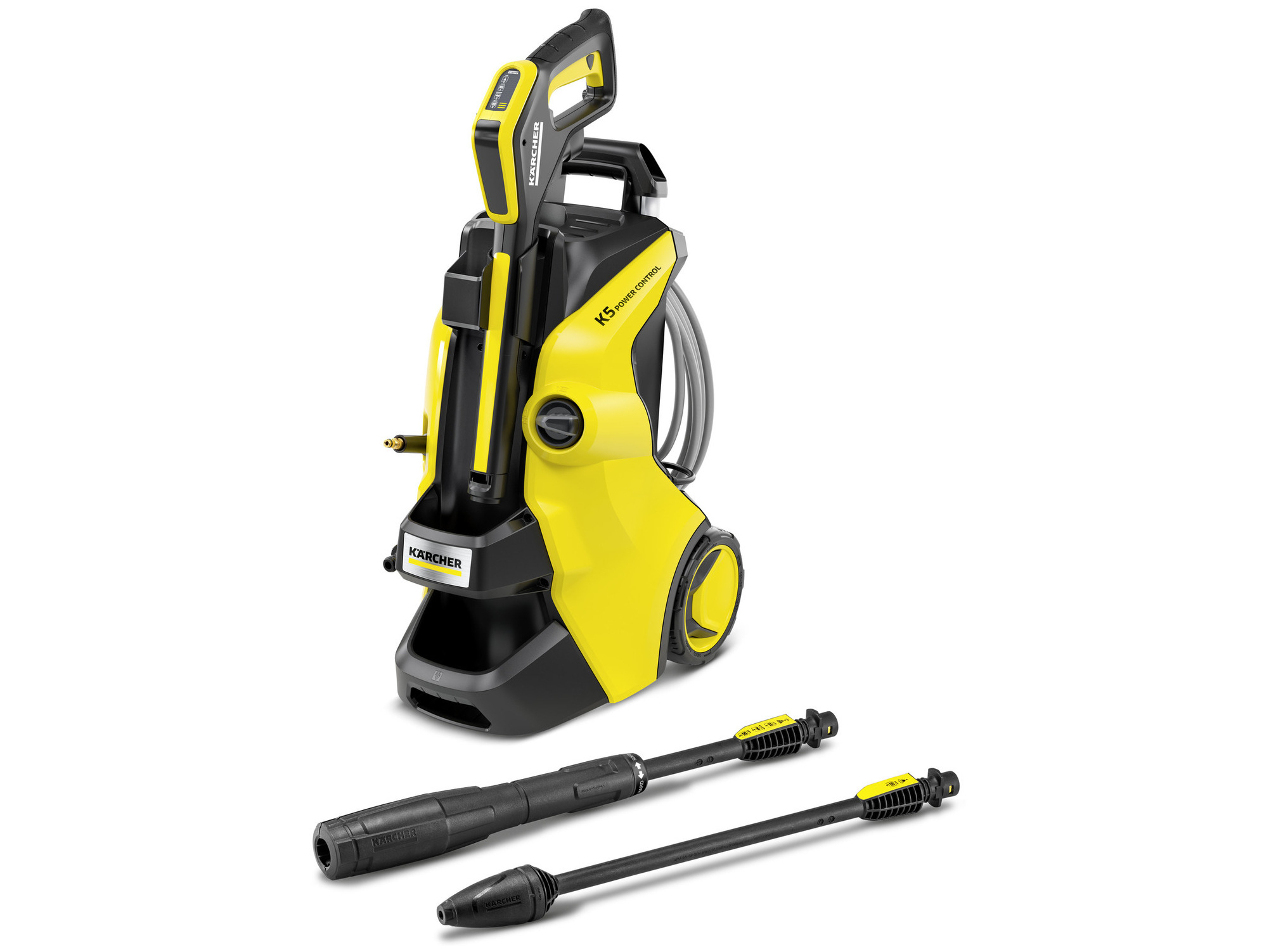 Kärcher K 5 Power Control Flex, Stående, Elektrisk, 10 m, 5 m, Sort, Gul, 500 l/t
