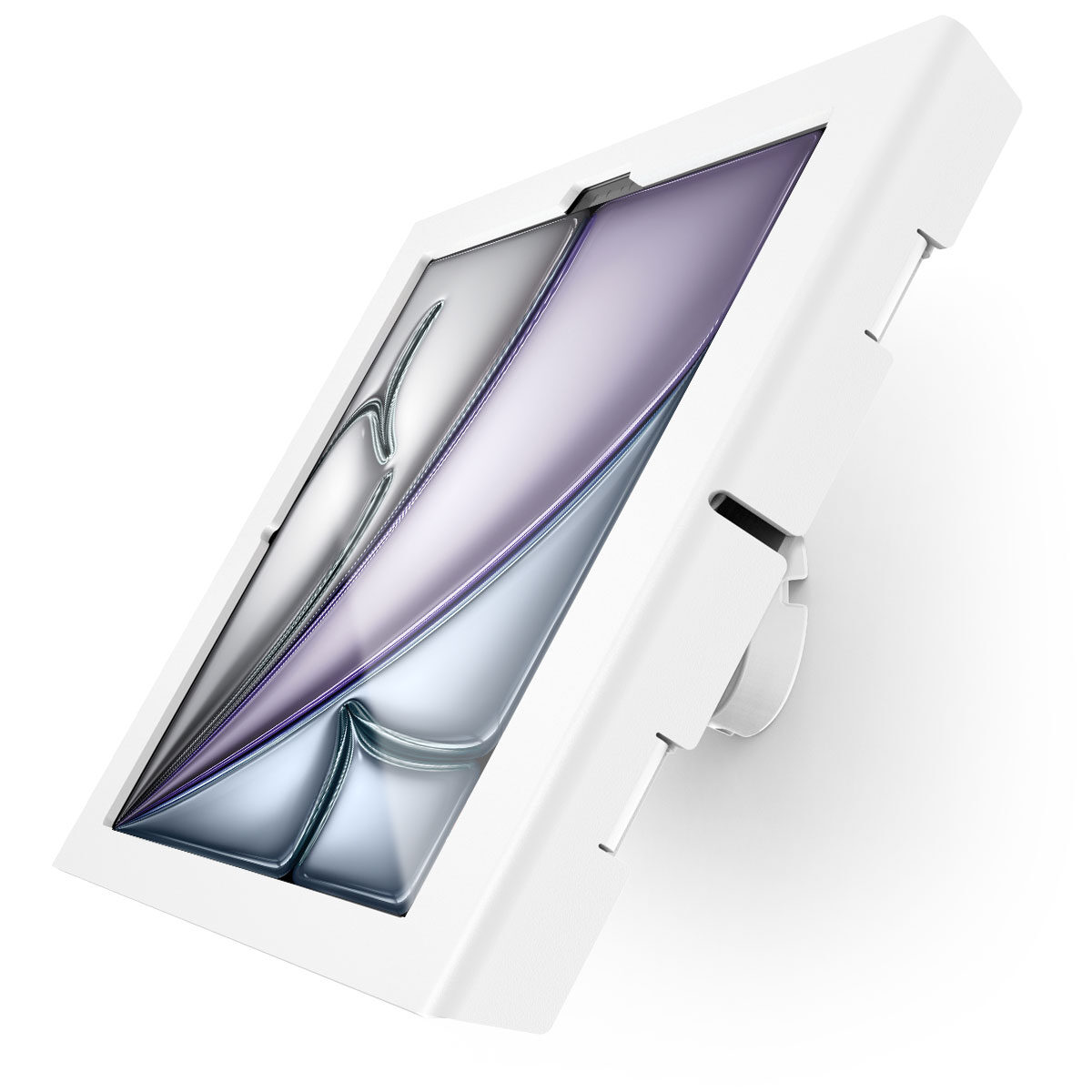 Compulocks iPad Air M2 & M3 13" Apex Enclosure Tilting Wall Mount - White Tablet Indelukke