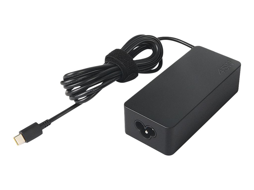 Lenovo 45W Standard AC Adapter (USB Type-C) - Strømforsyningsadapter - AC 100-240 V - 45 Watt - Campus