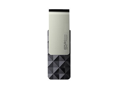 SILICON POWER Blaze B30 8GB USB 3.0 USB stick Sort Sølv