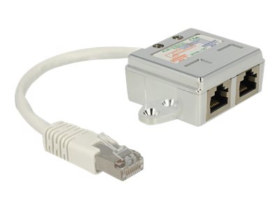 DeLOCK RJ45 Port Doubler 15cm Netværk-splitter