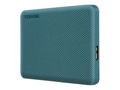 Toshiba Canvio Advance - Harddisk - 1 TB - ekstern (bærbar) - 2.5 - USB 3.2 Gen 1 - grøn