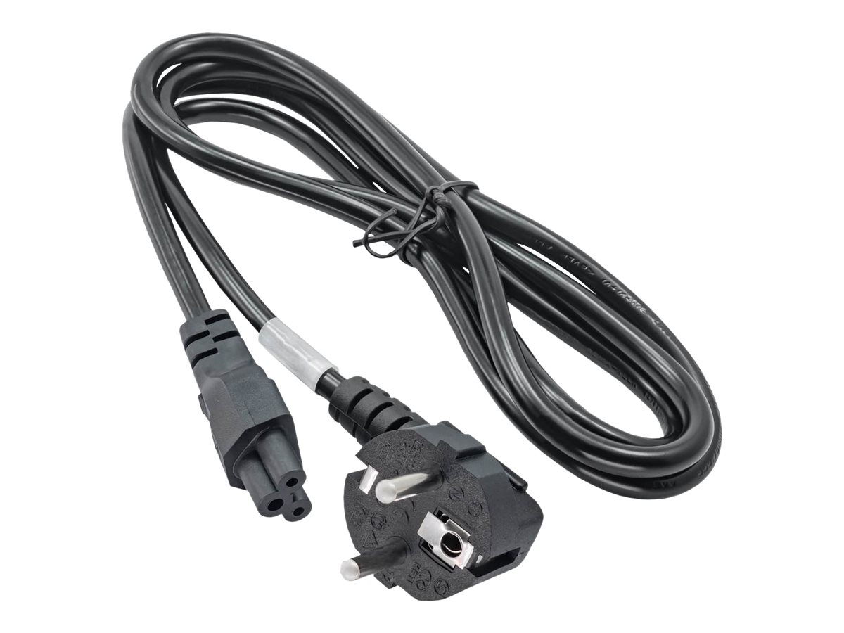 Akyga Pro Series Cloverleaf AK-NB-01A Strømkabel 1.5m Sort