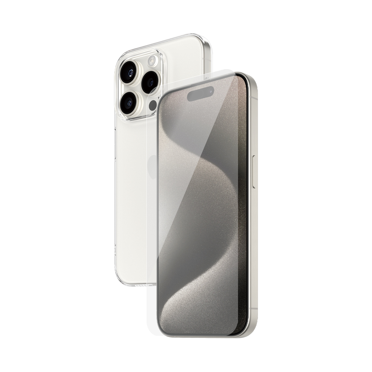 PanzerGlass SAFE. by 2-in-1 Pack iPhone 15 Pro Skærmbeskytter