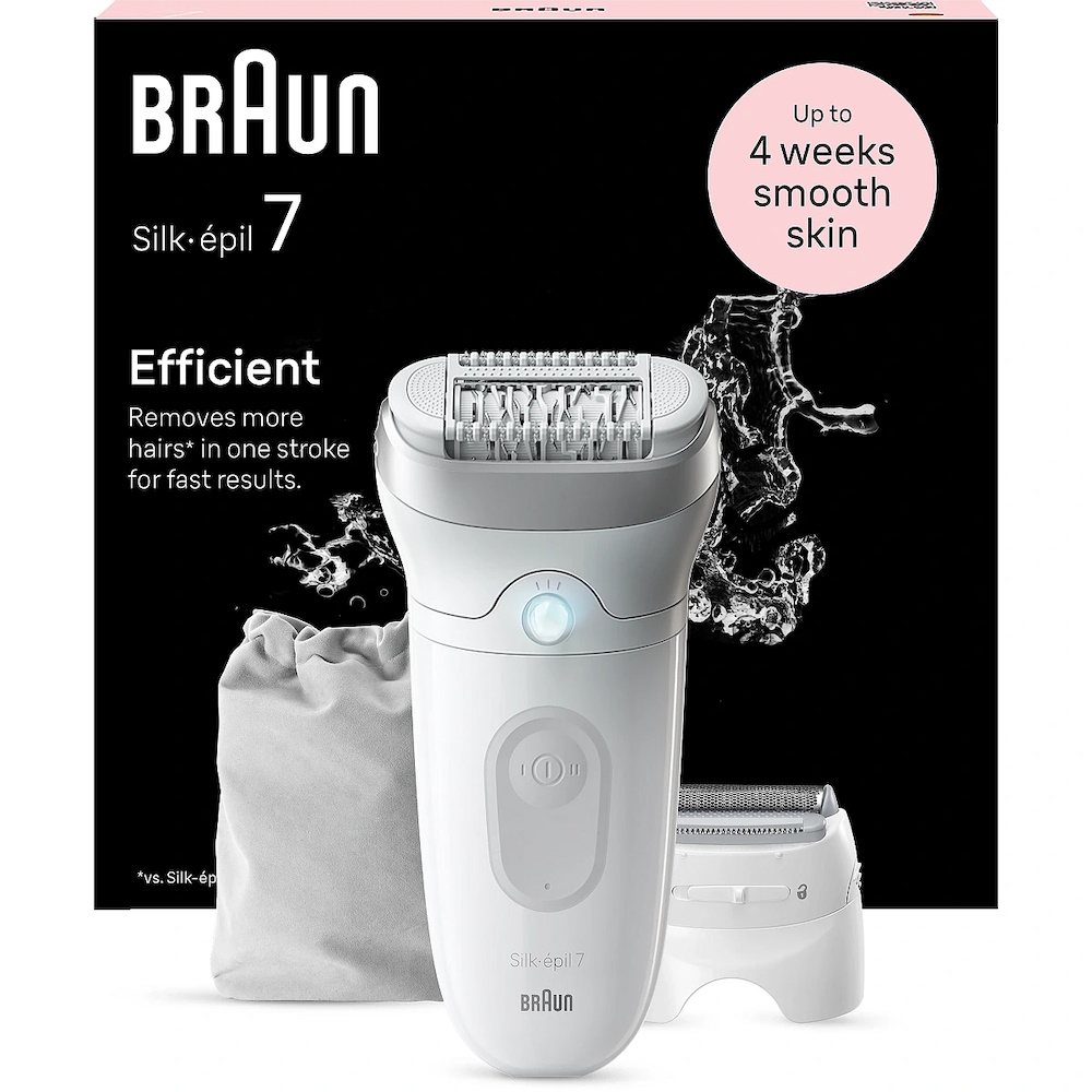 Braun Silk-epil 7 SE7-041 Hårfjernelses-system Grå