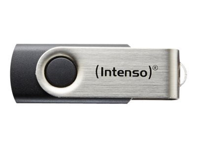 Intenso Basic Line - USB flashdrive - 32 GB - USB 2.0 - sort sølv