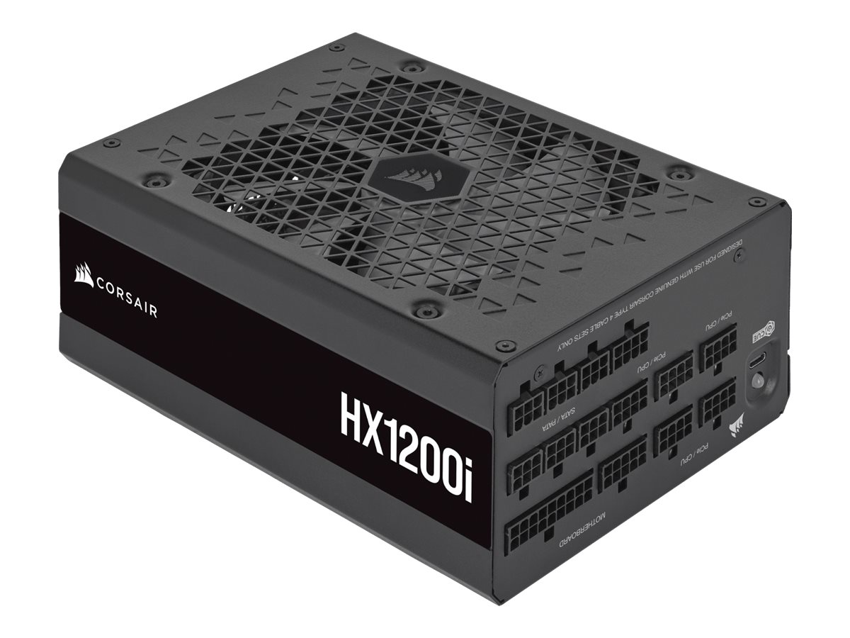 Corsair HXi Series HX1200i Strømforsyning - 1200 Watt - 140 mm - ATX - 80 Plus Platinum certified