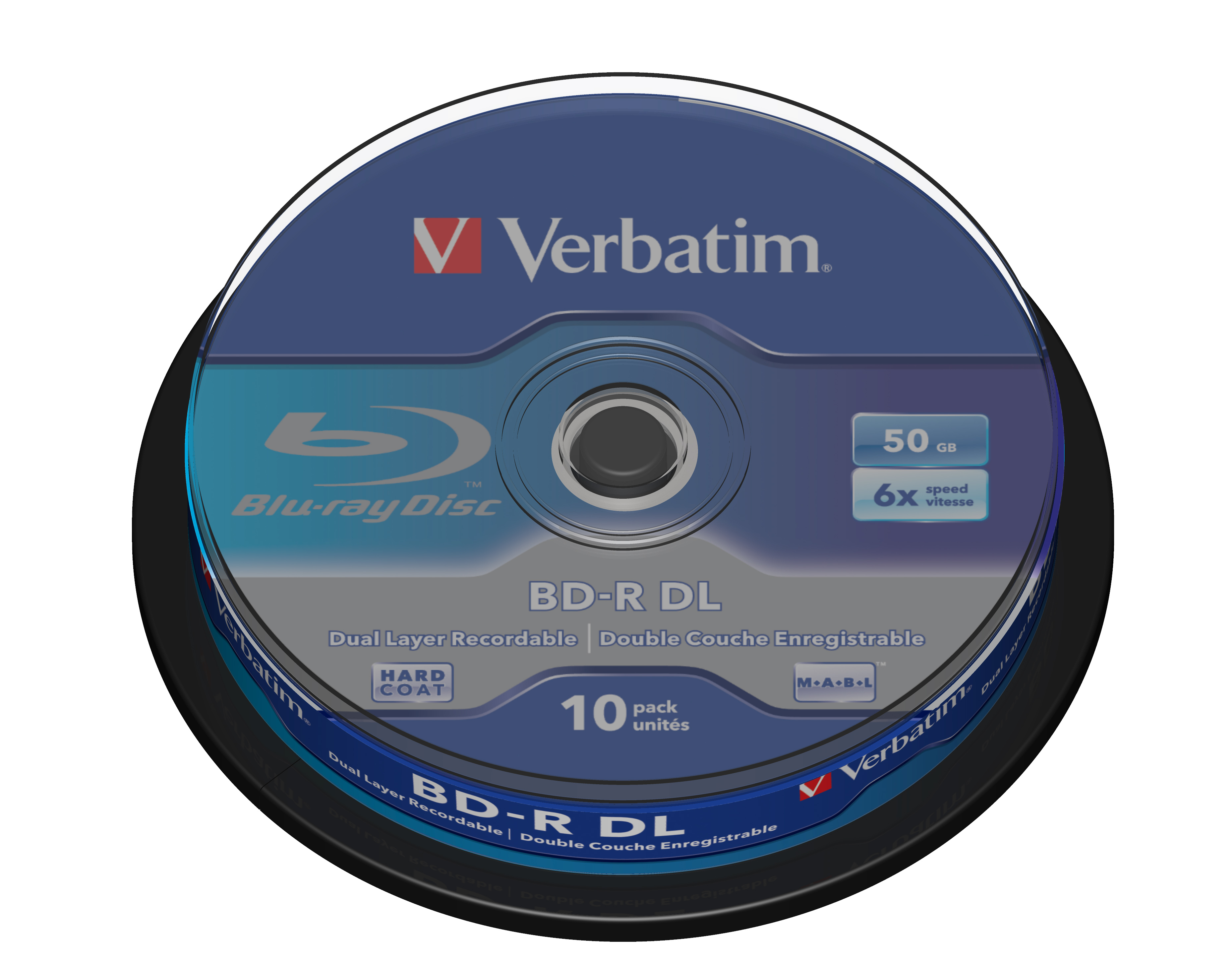 Verbatim - 10 x BD-R DL - 50 GB 6x - spindle