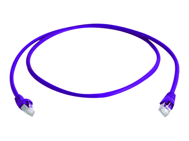 Telegärtner DataVoice Office CAT 6a SFTP, PiMF Patchkabel Purple RAL 4005