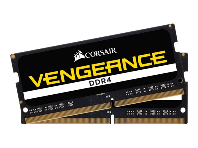 Corsair Vengeance SODIMM DDR4-2400 - 32GB - CL16 - Dual Channel (2 pcs) - Sort