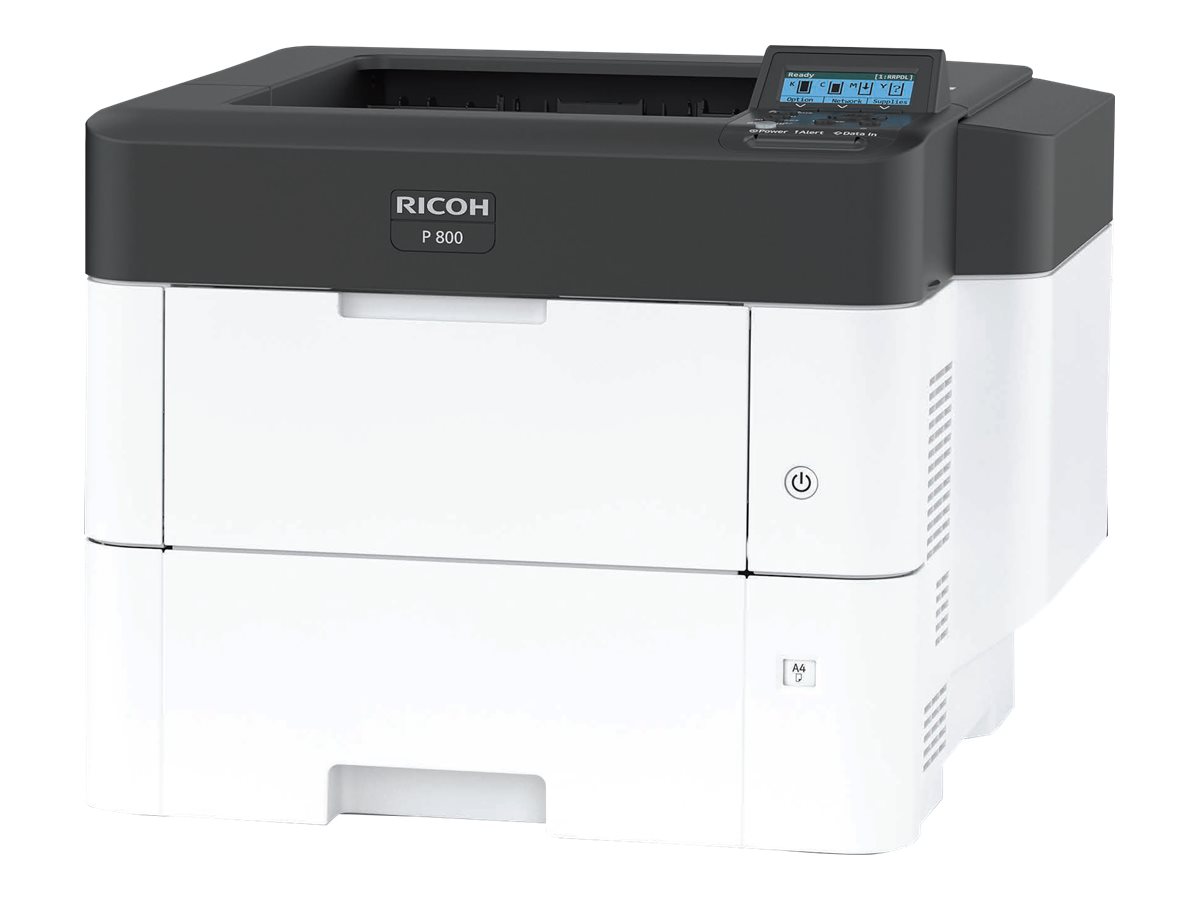 Ricoh P 800 - Printer - S/H - Duplex - laser - A4 - 1200 x 1200 dpi - op til 55 spm - kapacitet: 500 ark - USB 2.0, Gigabit LAN, Wi-Fi(n), NFC