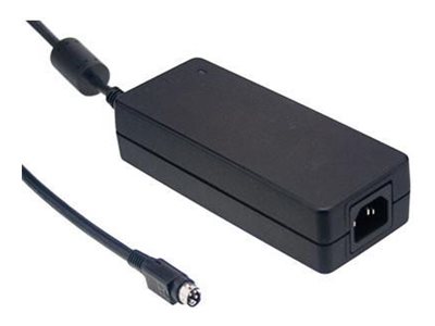 Mean Well GST120A Series GST120A12-R7B Adapter Ekstern Sort