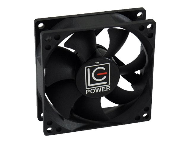 LC Power case fan - Kabinet køler - 80mm - Sort