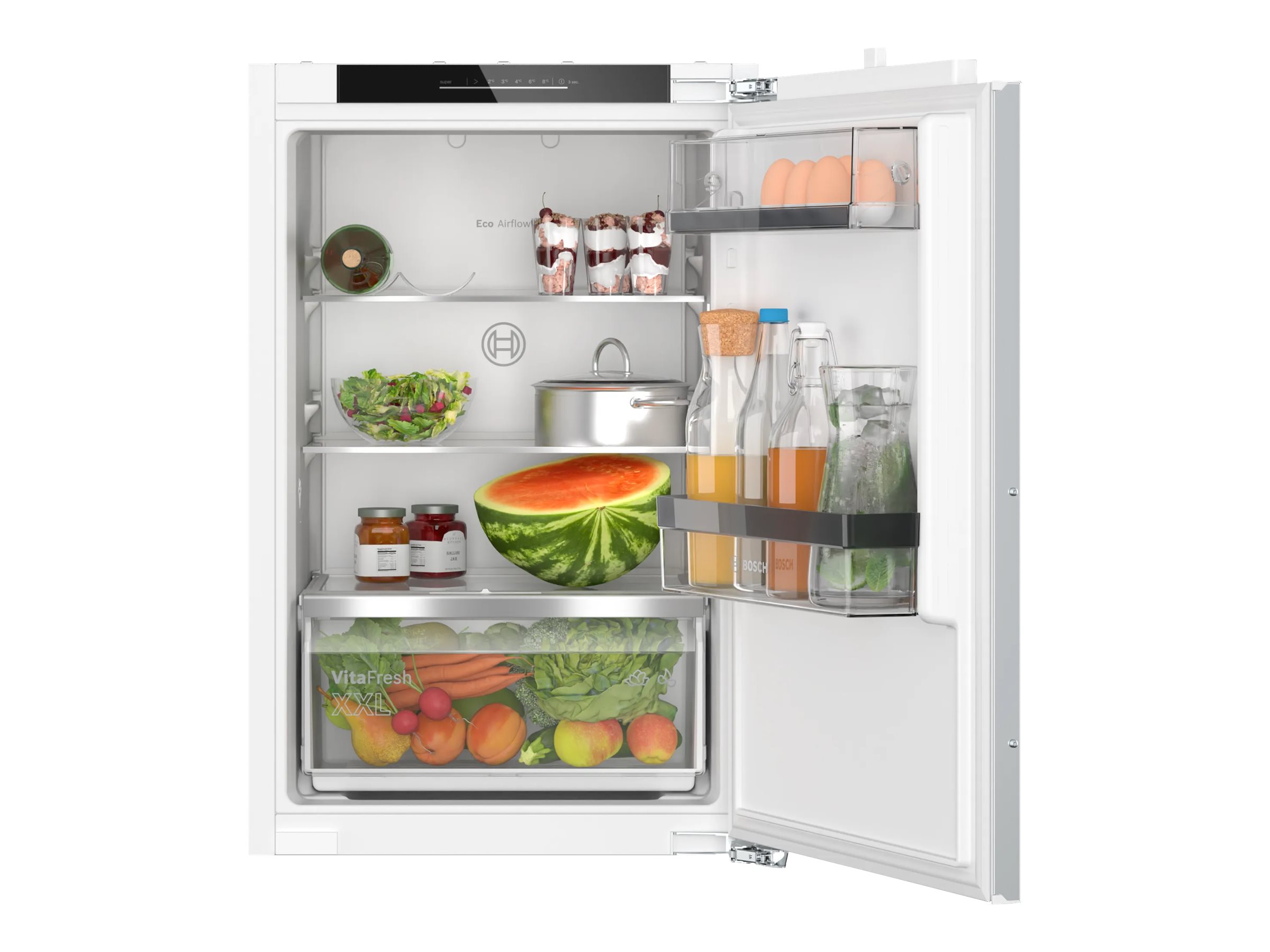 Bosch Serie | 6 KIR21ADD1 - Køleskab - til indbygning - niche - bredde: 56 cm - dybde: 55 cm - højde: 88 cm - 136 liter - Klasse D