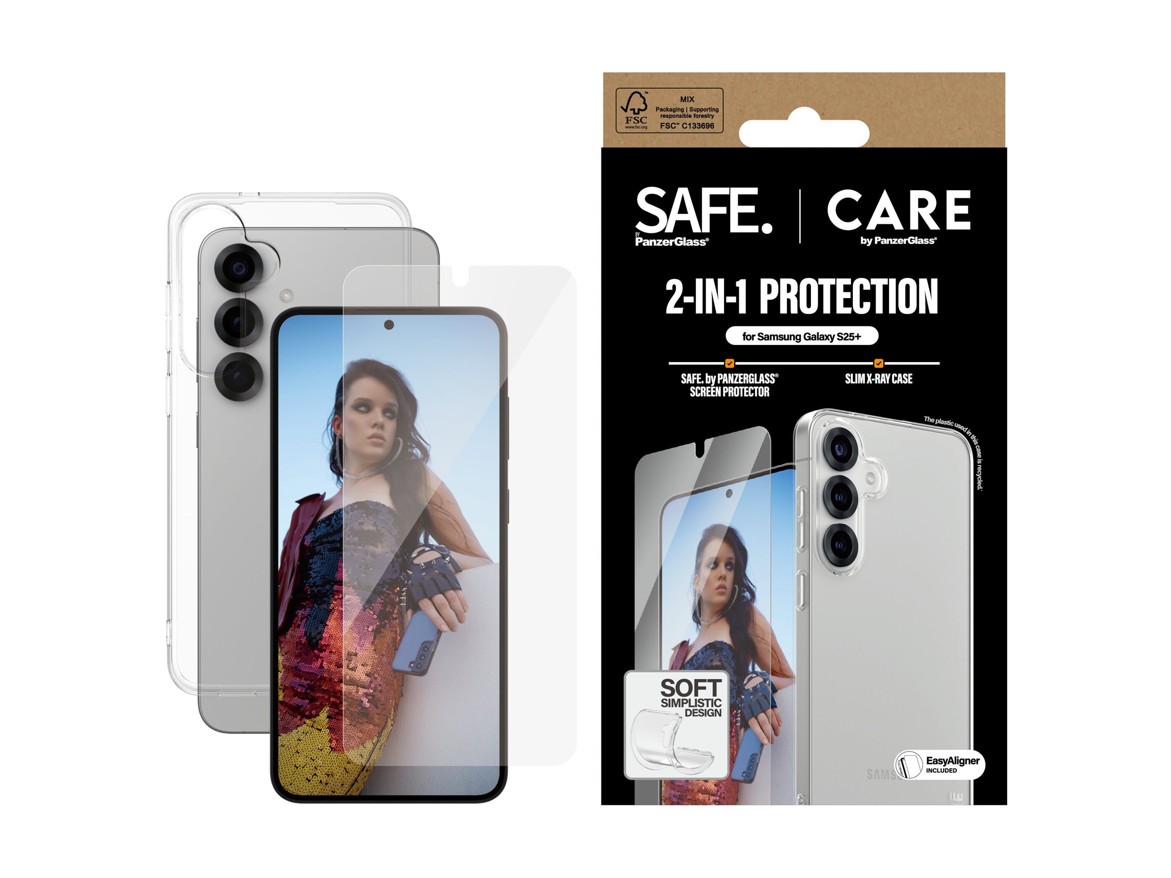 CARE by PanzerGlass Fashion 2-in-1 Bundle Samsung Galaxy S25+