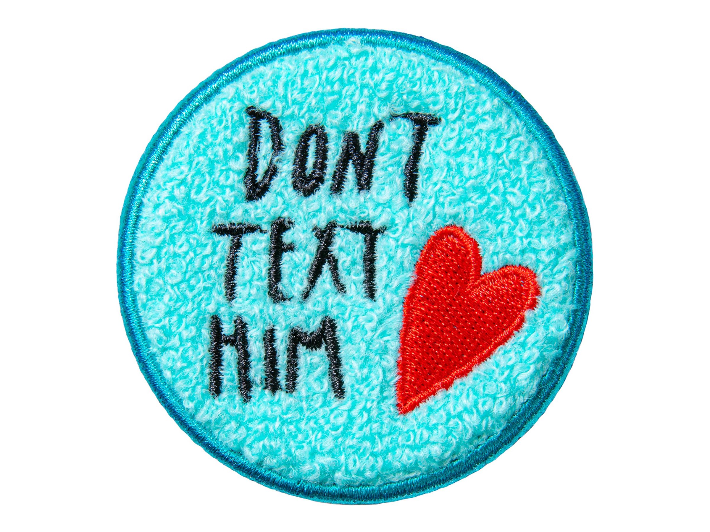 MAGMOJI Badge Message Logo badge Sort Blå Rød