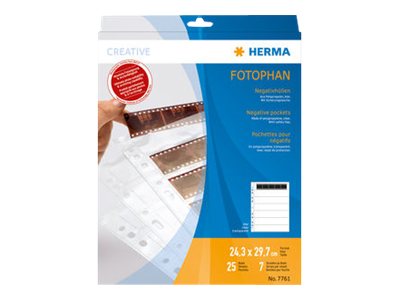 Plastlommer til negativer HERMA No. 7761
