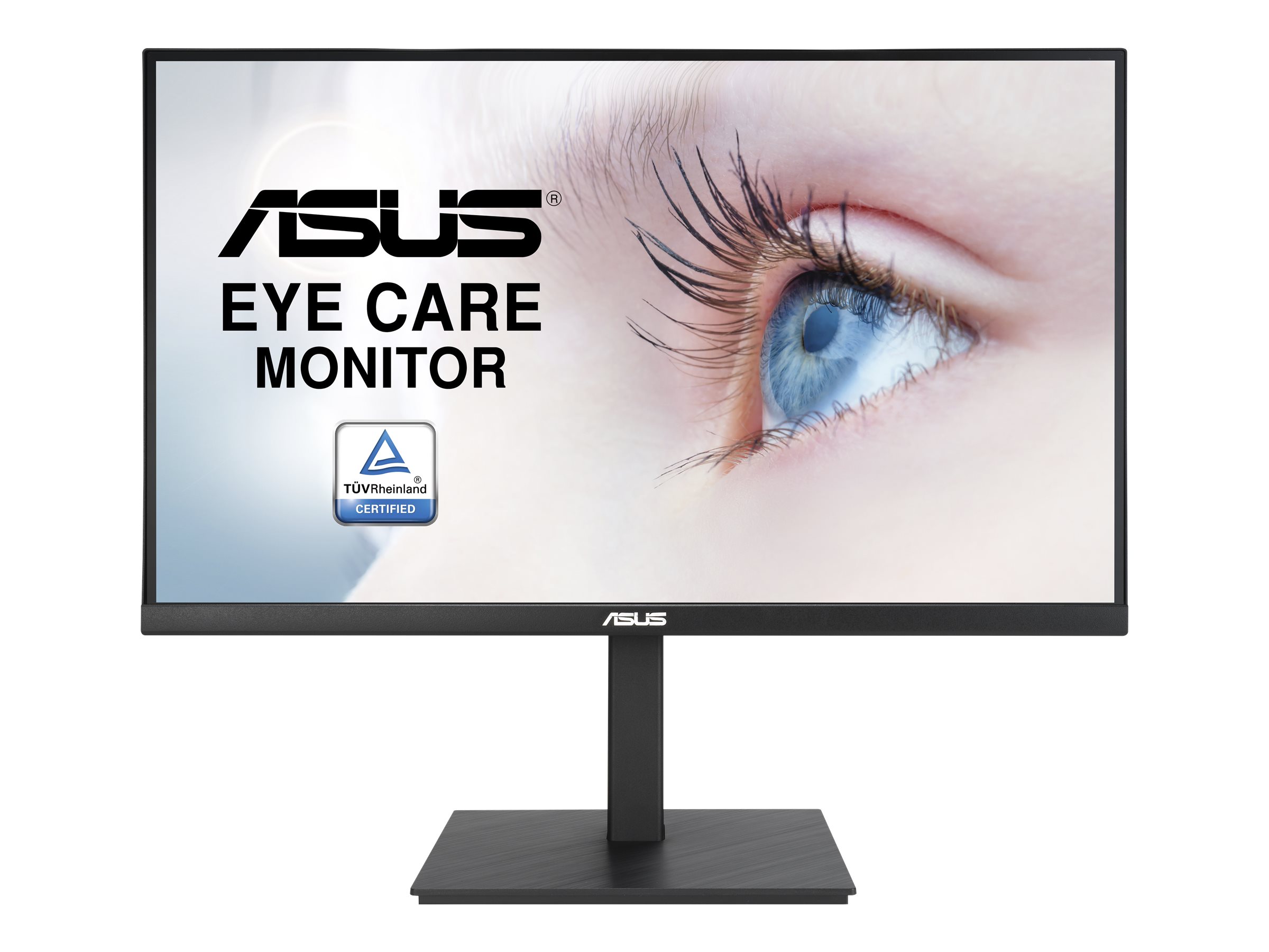 ASUS VA27AQSB - LED-skærm - 27 - 2560 x 1440 QHD @ 75 Hz - IPS - 350 cd/m² - 1000:1 - 1 ms - HDMI, DisplayPort - højtalere - sort