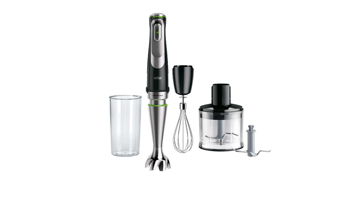 Braun Multiquick 9 MQ 9135XI Stavblender 1.2kW Premium sort/børstet rustfrit stål