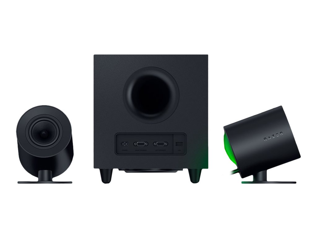 Razer Nommo V2 - Højttalersystem - til PC - 2.1-kanal - trådløs - Bluetooth - USB