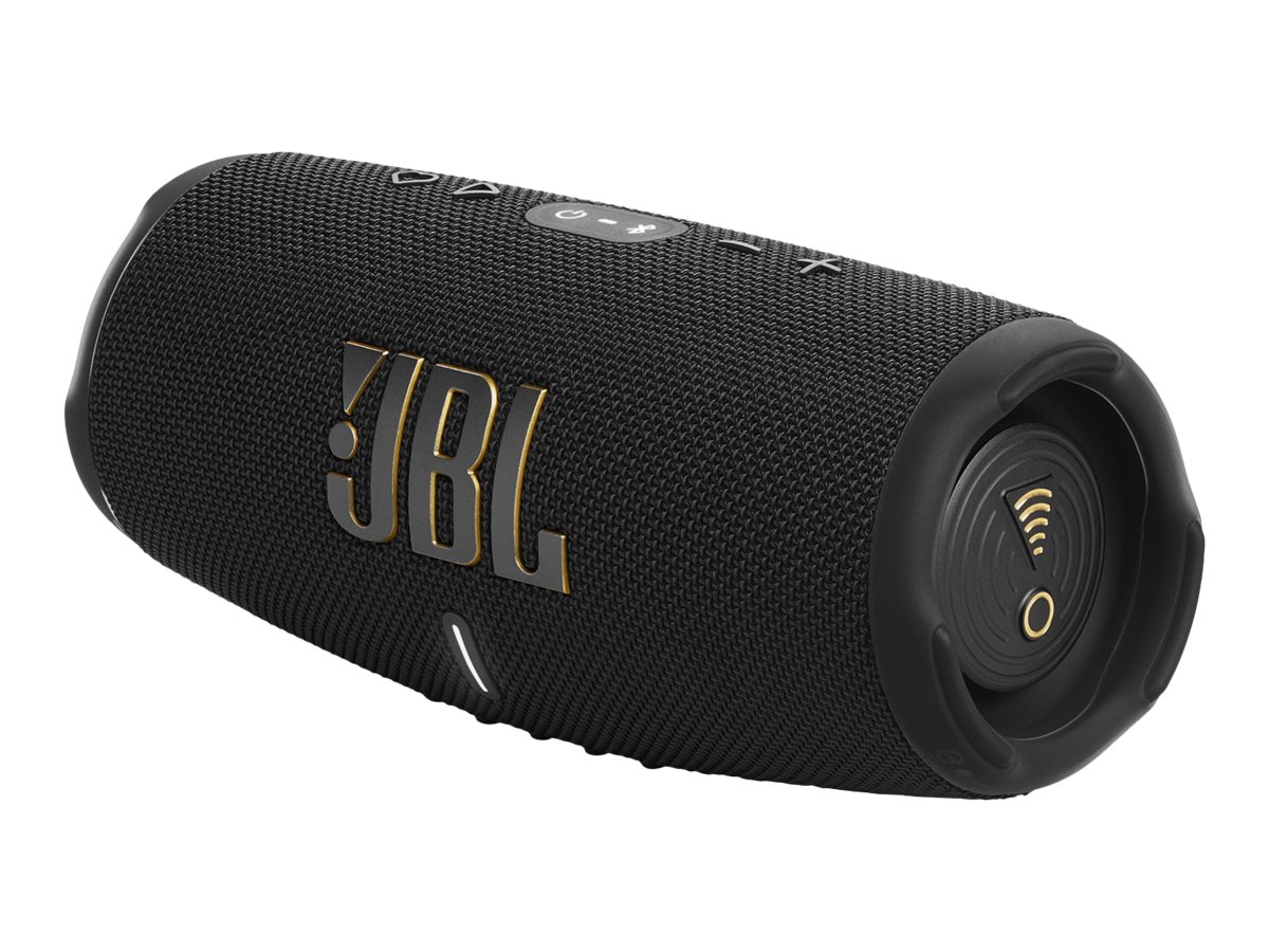JBL Charge 5 Wi-Fi - Højttaler - til transportabel brug - trådløs - Bluetooth, Wi-Fi 6 - App-kontrolleret - 40 Watt - 2-vejs - sort