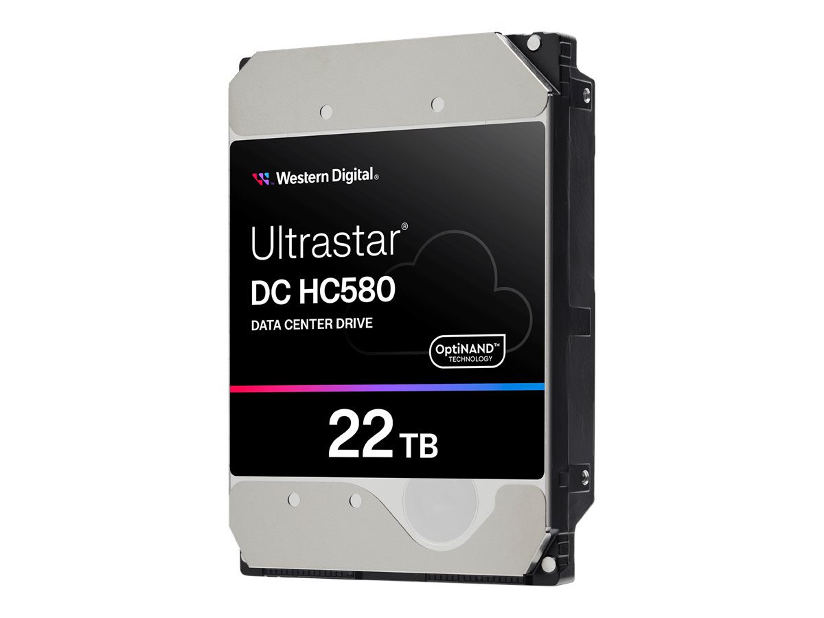 WD Ultrastar DC HC580 WUH722422ALE6L4 - Harddisk - 22 TB - intern - 3,5 - SATA 6Gb/s - 7200 rpm - buffer: 512 MB