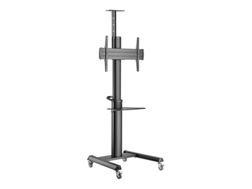 Gembird TVS-70T-02 cart - for TV - black - Maks 70 kg - Maks størrelse 70"