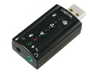 LogiLink USB Soundcard with Virtual 7.1 Soundeffects - Lydkort - USB 2.0