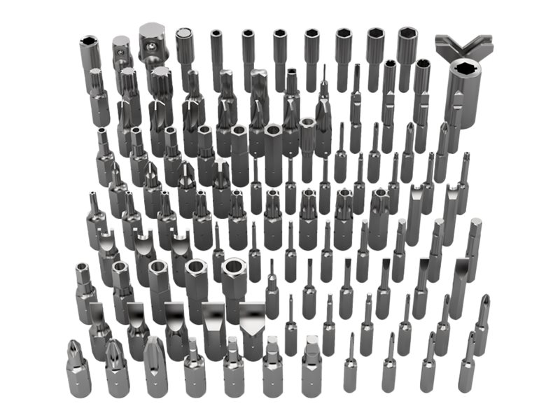 iFixit Manta Precision - Skruetrækker med bitsæt - 114 stykker - i etui