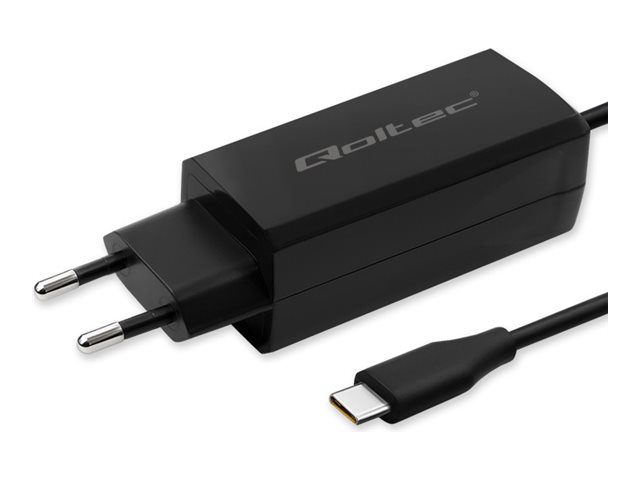 Qoltec Strømadapter - AC / USB-C 90Watt