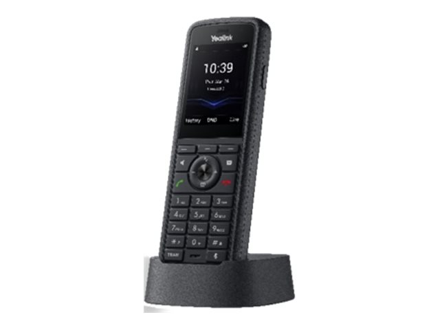 Yealink W59R Pro - Ekstra trådløst håndsæt - med Bluetooth interface med opkalds-ID - DECT - 3-vejs opkaldskapacitet - sort
