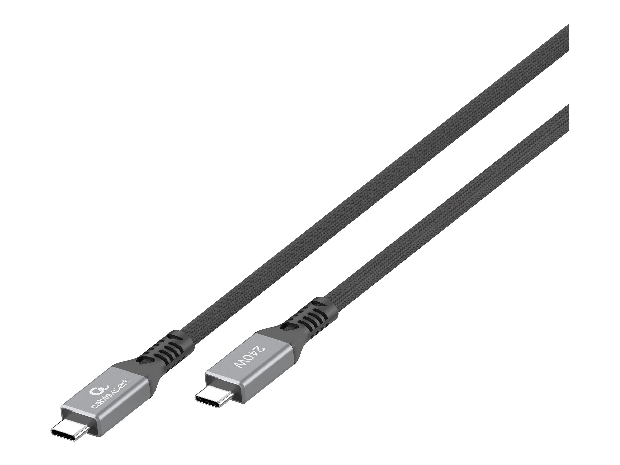 Cablexpert Premium USB4 Gen3x2 USB Type-C kabel Sort Hvid