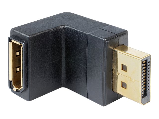 Delock Adapter Displayport male > Displayport female angled down DisplayPort adapter Sort