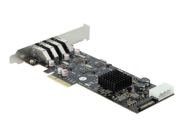 Delock - USB-adapter - PCIe 2.0 x4 lavprofil - USB 3.2 Gen 1 x 4