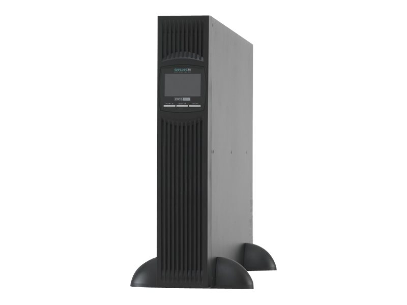 Online USV ZINTO A 3000 - UPS (stativ-monterbar / ekstern) - AC 230 V - 2700 Watt - 3000 VA - RS-232, USB - output-stikforbindelser: 9 - 2U
