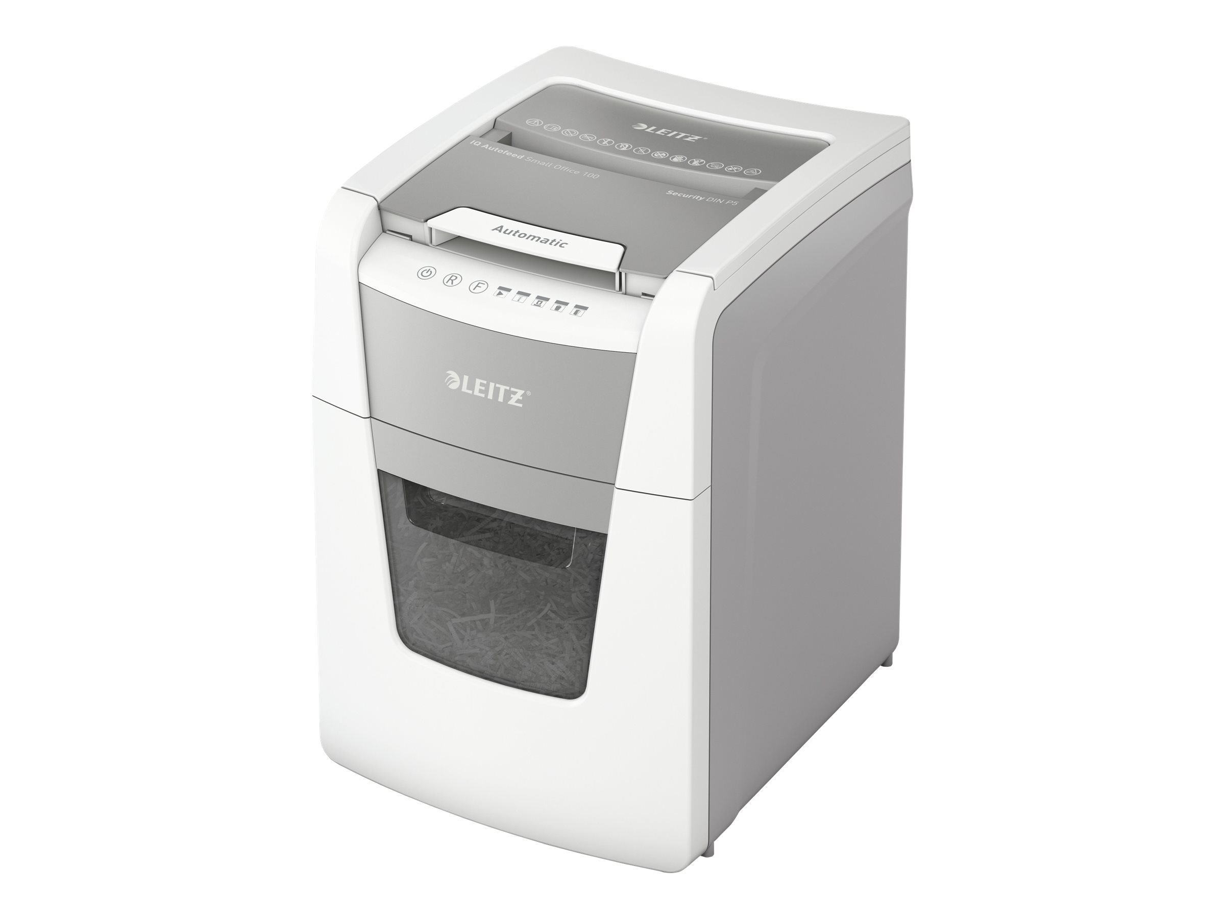 Leitz Makulator IQ Autofeed Small Office 100M Automatisk, mikromakulering 2x15mm, P5, 100 ark