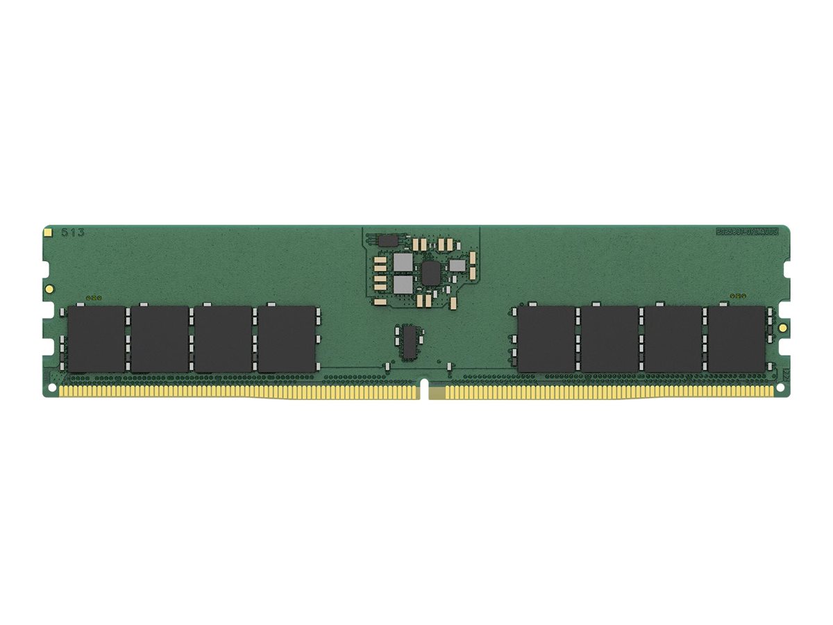 Kingston ValueRAM Clocked (CUDIMM) DDR5-3200 - 16GB - CUDIMM - CL52 - Single Channel (1 pcs) - Grøn