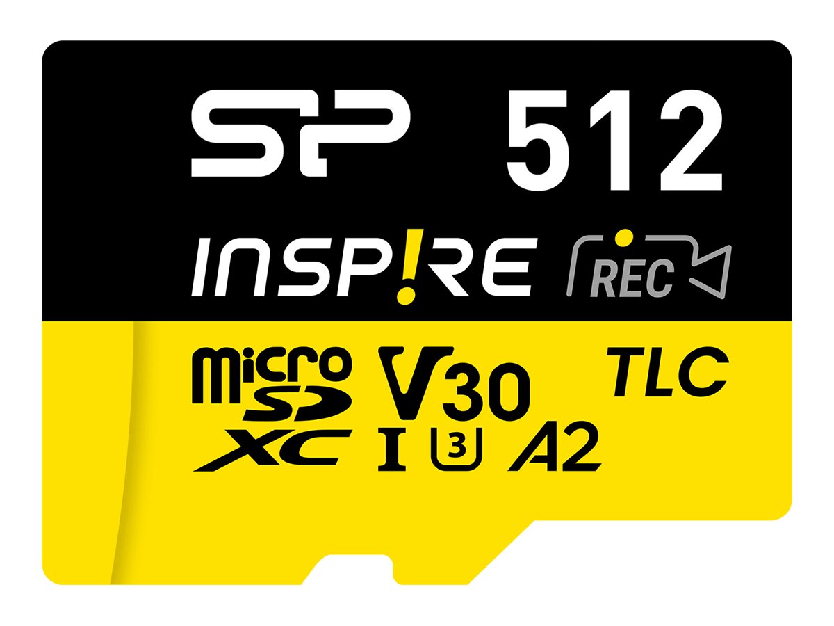 MicroSD-kort 512 GB – Silicon Power Inspire microSDXC UHS-I U3 V30 A2