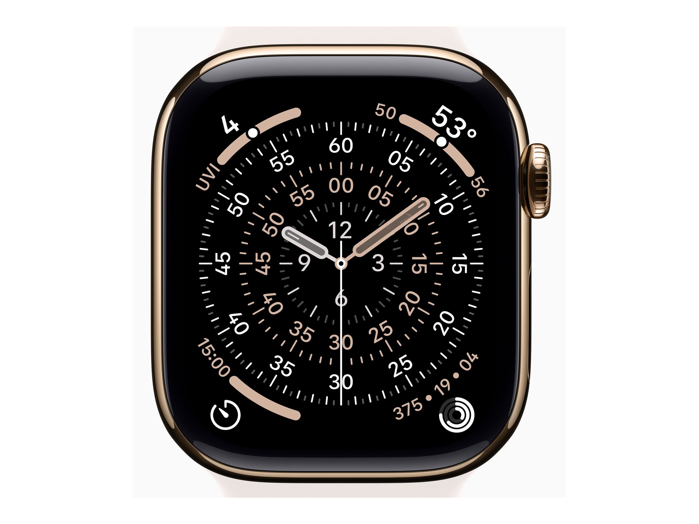 Apple Watch Series 11 (GPS + Cellular) 42 mm Guld Fløde SmartWatch