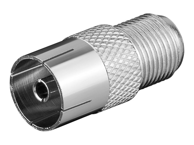 Goobay Adapter F: Gniazdo F Gniazdo do kabla konce