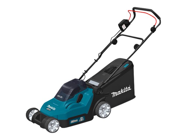 Makita DLM382 - Græsslåmaskine - ledningfri - 18 V - 2 batterier - 3700 opm - 38 cm