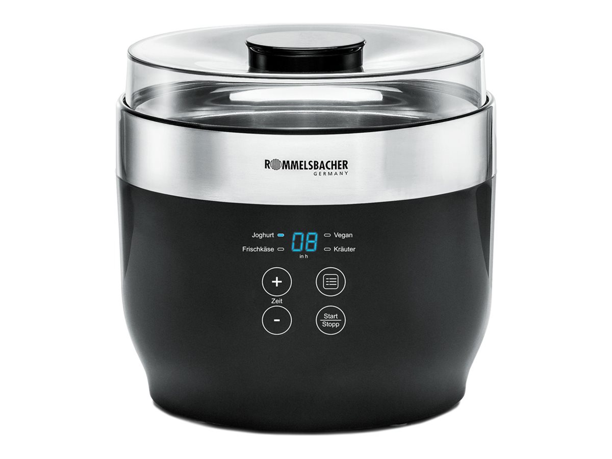 Rommelsbacher JG 80 Jona yoghurt and cheese maker (black/stainless steel)