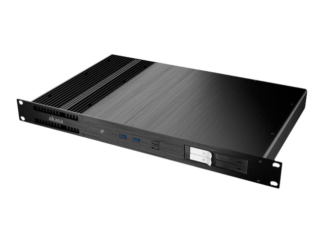 Akasa Galileo TU1 - USFF - 1U - Thin mini ITX - Kabinet - Ultra small form factor - Sort