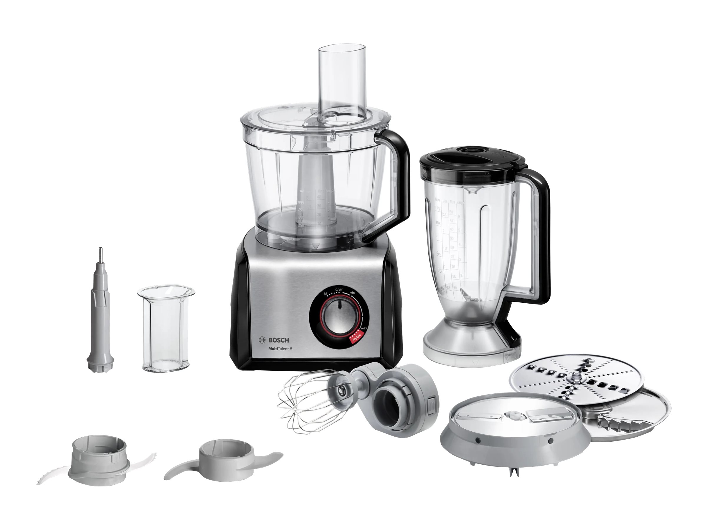 Bosch MultiTalent 8 MC812M814 - Køkkenmaskine - 1250 W - sort