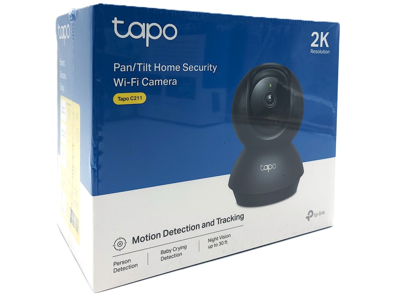 TP-Link Tapo C211, IP-sikkerhedskamera, Indendørs, Trådløs, 2400 MHz, Skrivebord, Sort