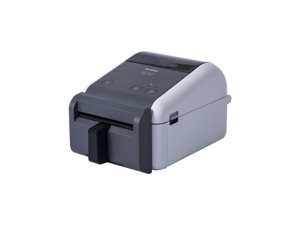 Brother TD-4420DNFC - Etiketprinter - direkte termisk - Rulle (10,6 cm) - 203 dpi - op til 203 mm/sek. - USB 2.0, LAN, seriel - skærer