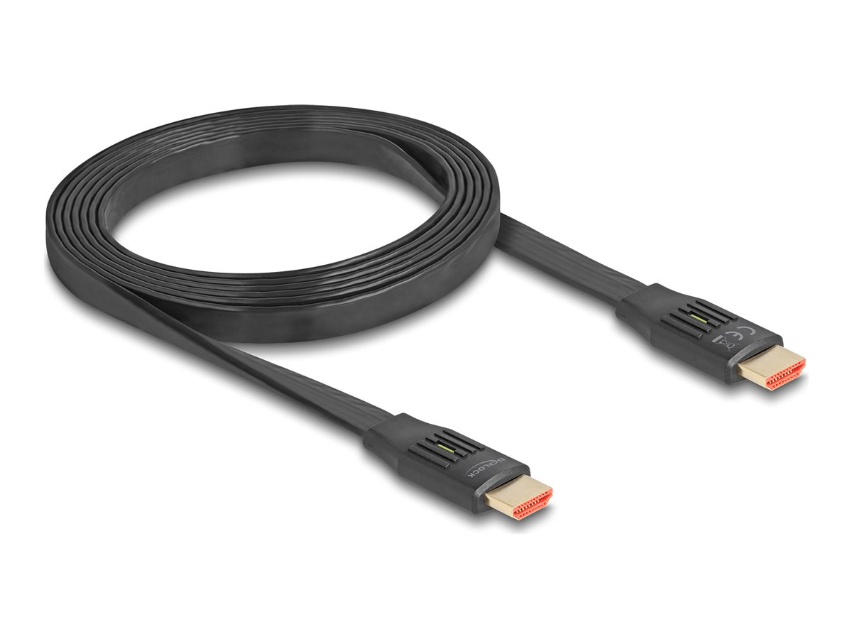DeLOCK HDMI-kabel med Ethernet 2m Sort